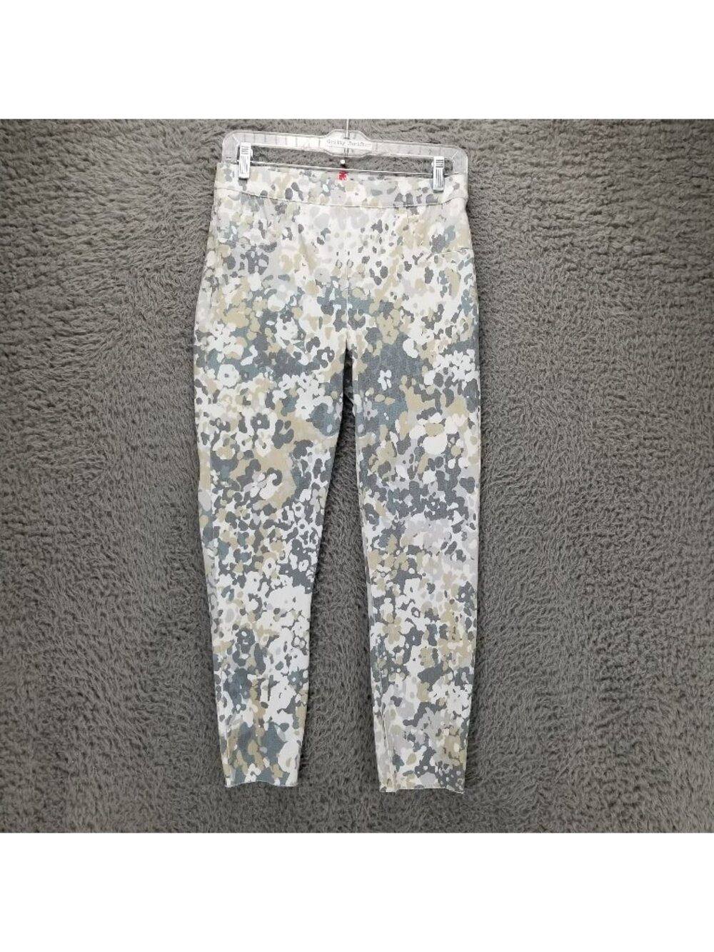 Spanx Jeans Womens Medium Gray & Tan Stretch Denim Shaping Jegging